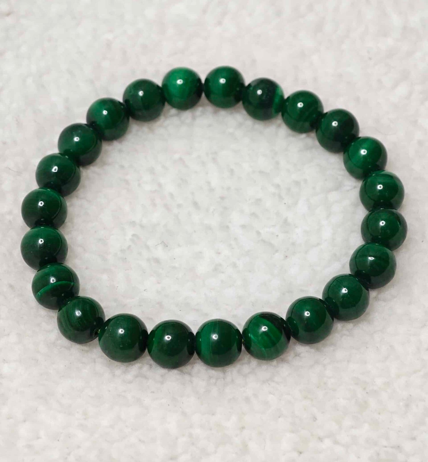 Bracelet - Malachite foncée - AA