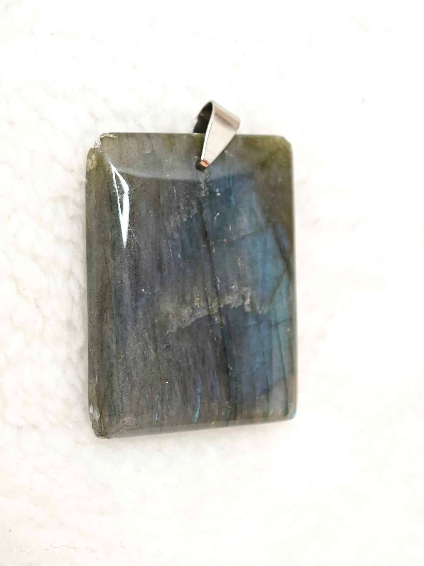 Pendentif Labradorite Bleue - AA - Rectangle