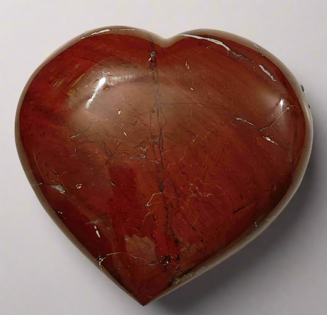 Jaspe Rouge - Coeur EXTRA - 480g - Oracles & Lunes