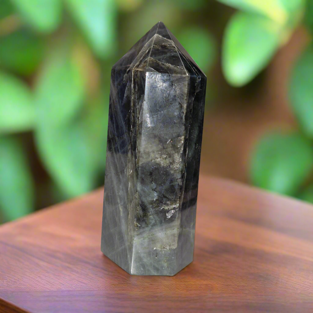 Labradorite Bleue - Pointe EXTRA - 282 g - Oracles & Lunes