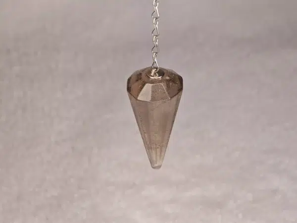 Pendule Quartz fumé - Cône – Image 2