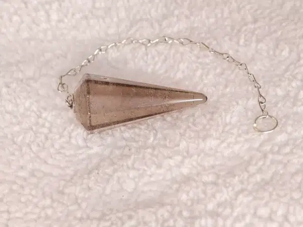 Pendule Quartz fumé - Cône – Image 3