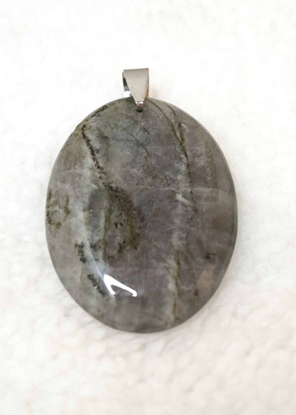 Pendentif Labradorite Violette - AA - Ovale – Image 3